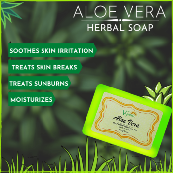Vganic Herbal Aloevera Soap - Natural Skincare for Radiant and Healthy Skin