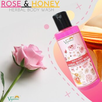 Rose & Honey Body Wash, 210 ml
